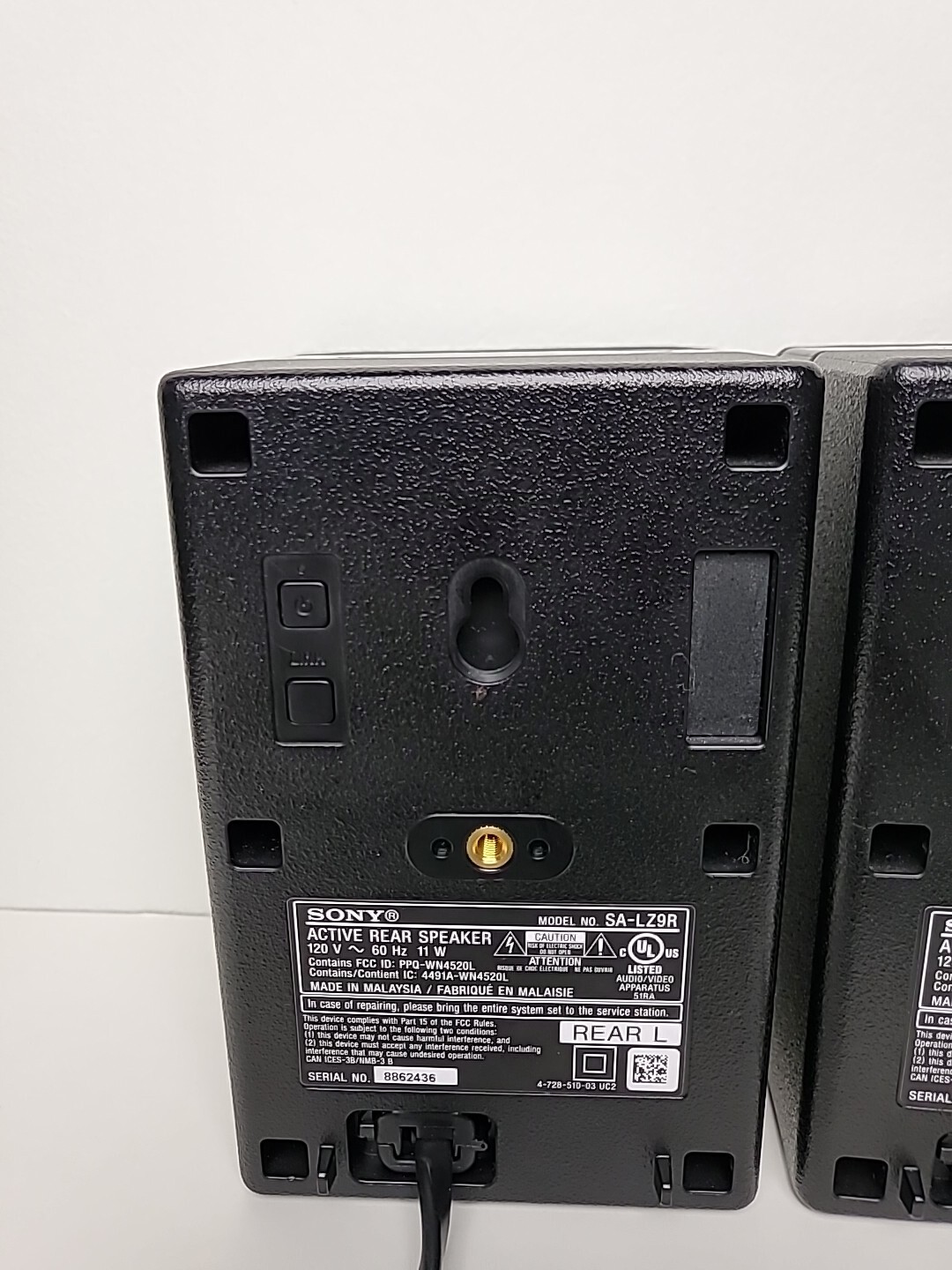 Sony SAZ9R Wireless Speaker for Z9F Soundbar Black for sale online