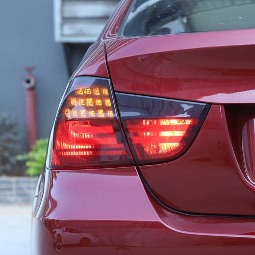 Blackout Tail Light Cover Smoked Lampshade Shell For BMW 3 Series E90 2009-2012 - Picture 6 of 12