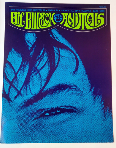 Near MINT Eric Burdon & The Animals 1967 Original 1st Printing AOR 2.235 Poster - Picture 3 of 8