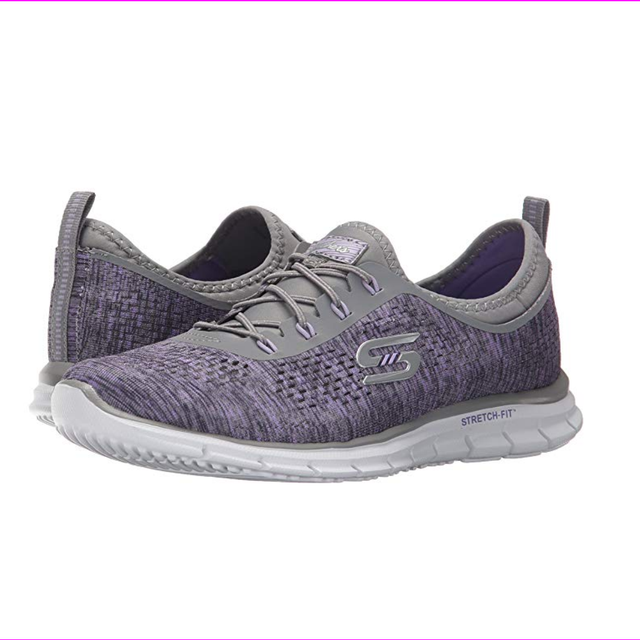 skechers stretch fit bungee slip on