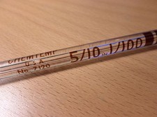 CHEMTEMP Glass TD 5/10mL in 1/100 Reusable Mohr Measuring Pipette Pipet 7120