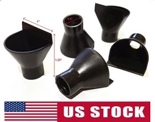 5 x Wide Mouth Scoop Screw Shovel Plastic Mini Funnel For Glass Vial Powder