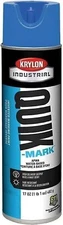 Krylon Industrial Quik-Mark Wb Inverted Marking Paint Apwa Blue - Lot of 12