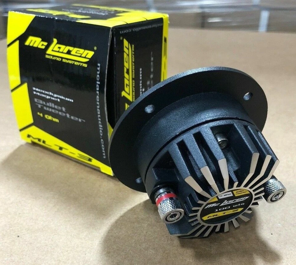 MLT-3 Mc Laren Sound Systems Bullet Tweeter (UNA PIEZA) 100 Wts rms 4 ohmios Foto 2 de 4