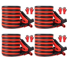 4pcs 20ft Auto Jumper Cables 0 Gauge 3000a Automotive Booster Cables For Car Van 4pcs 20ft Auto Jumper Cables 0 Gauge 3000a Automotive Booster Cables For Car Van