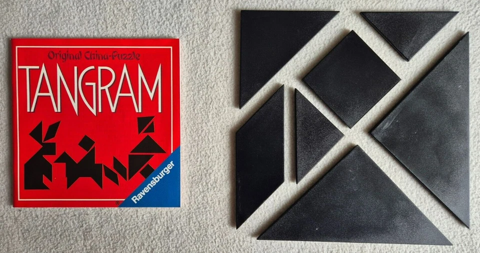 Tangram - Ravensburger 1987 - Original China-Puzzle - Kleine Version TOP Zustand - Bild 2 von 3