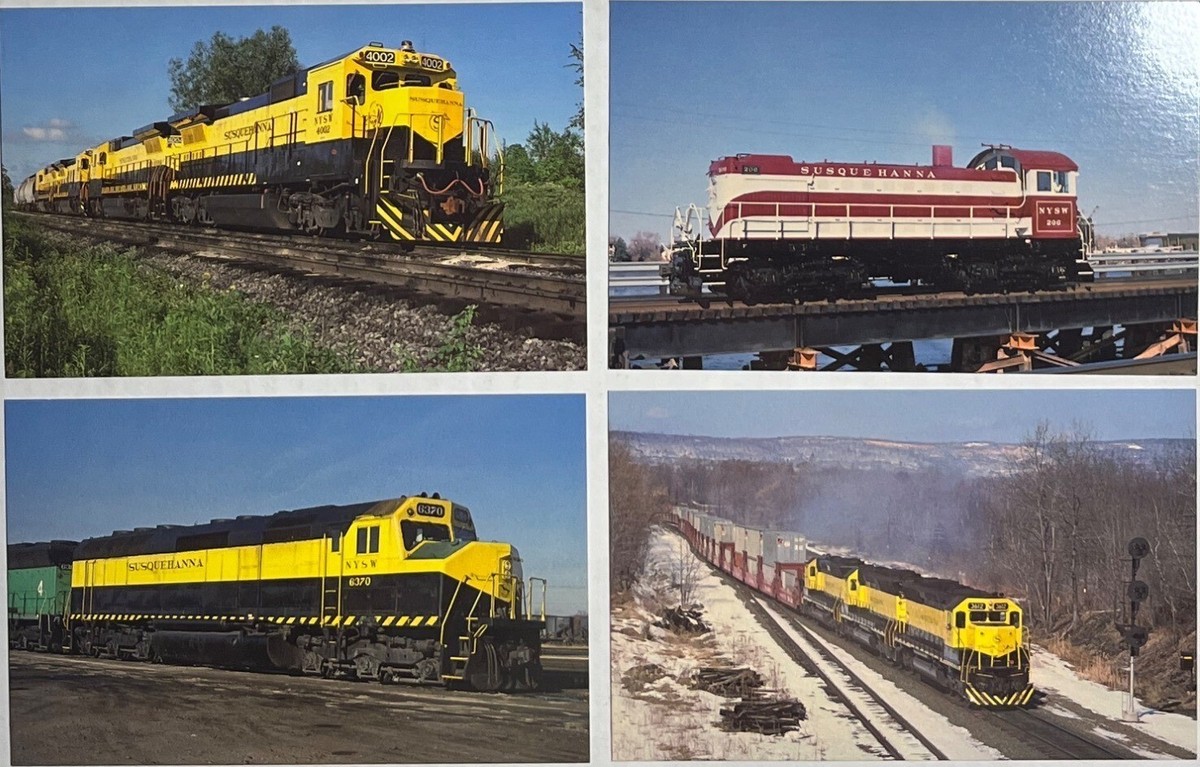 Vintage Postcard Susquehanna Railroad Train Locomotive Lot of 4 | eBay