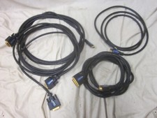 Lot of 4 CRESTRON HDMI  DVI-D Interface Cables