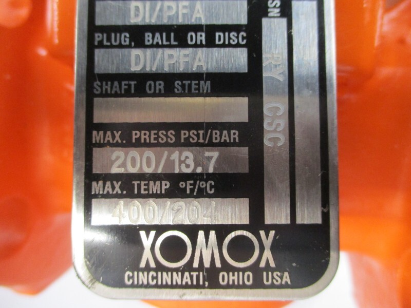 XOMOX 9RB708 061 QS0200-U06STACW FYMB-5120 125/250VAC 15A 200PSI 1