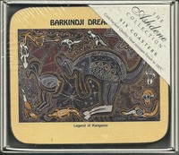 Ashdene Collection Six Cork Backed Coasters - Barkindji Dreams - Australia Ashdene Collection Six Cork Backed Coasters - Barkindji Dreams - Australia