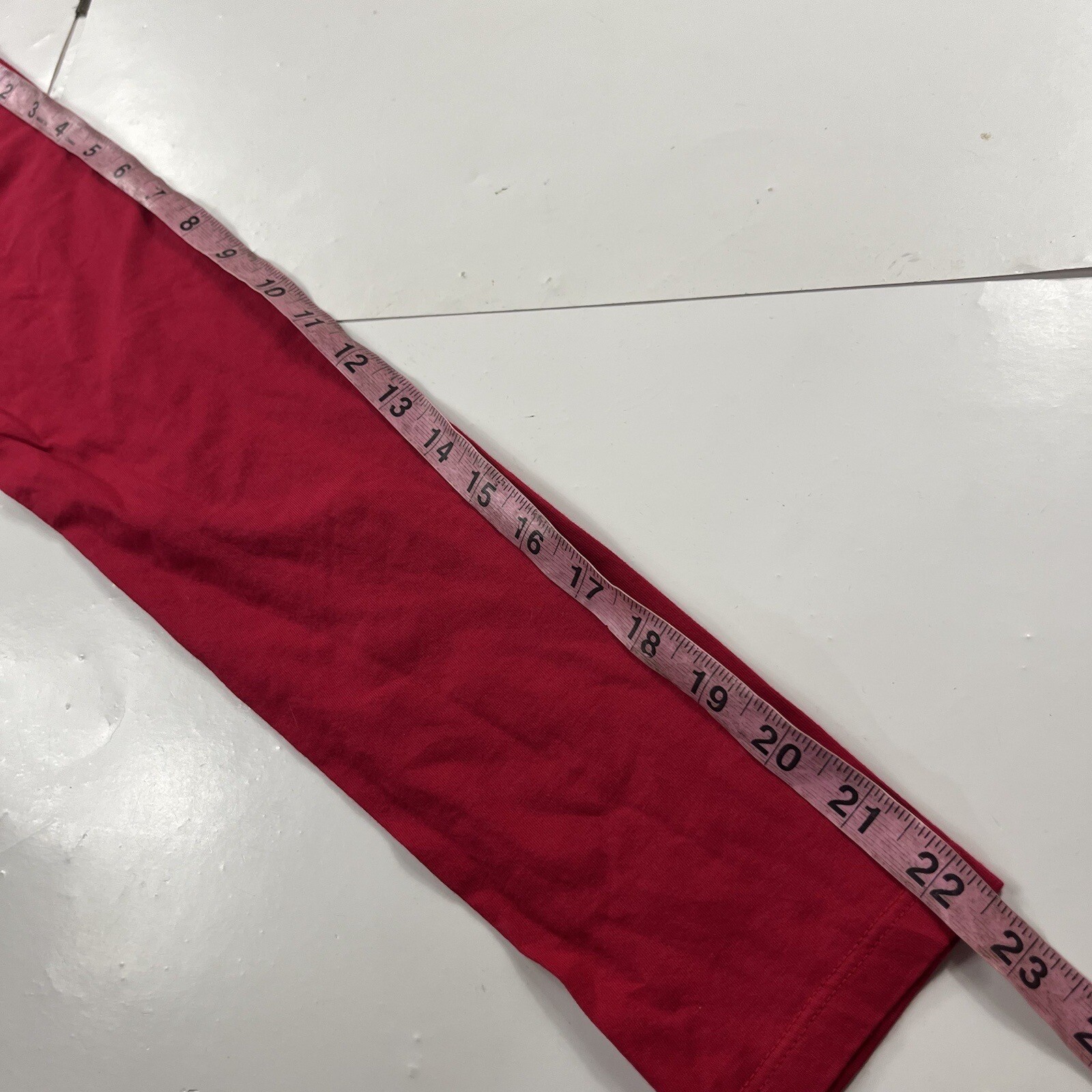 T Shirt Arc'teryx rosa medio doppio lato logo foglia acero collo a V manica lunga