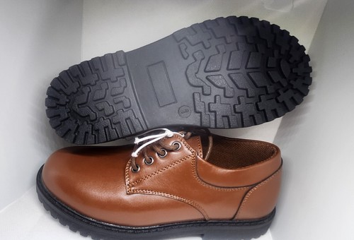 Perry Ellis Portfolio Santiago Brown Dress Shoes Boys Size 1 New - Picture 6 of 6