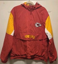 Vintage Style Kansas City Chiefs Men's Jacket Size XL NFL Team Apparel New Tags.