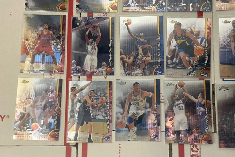 Lote de 32 tarjetas paralelas traseras sin lámina protectora Topps Finest 1998-99 - MIRAR Foto 4 de 4