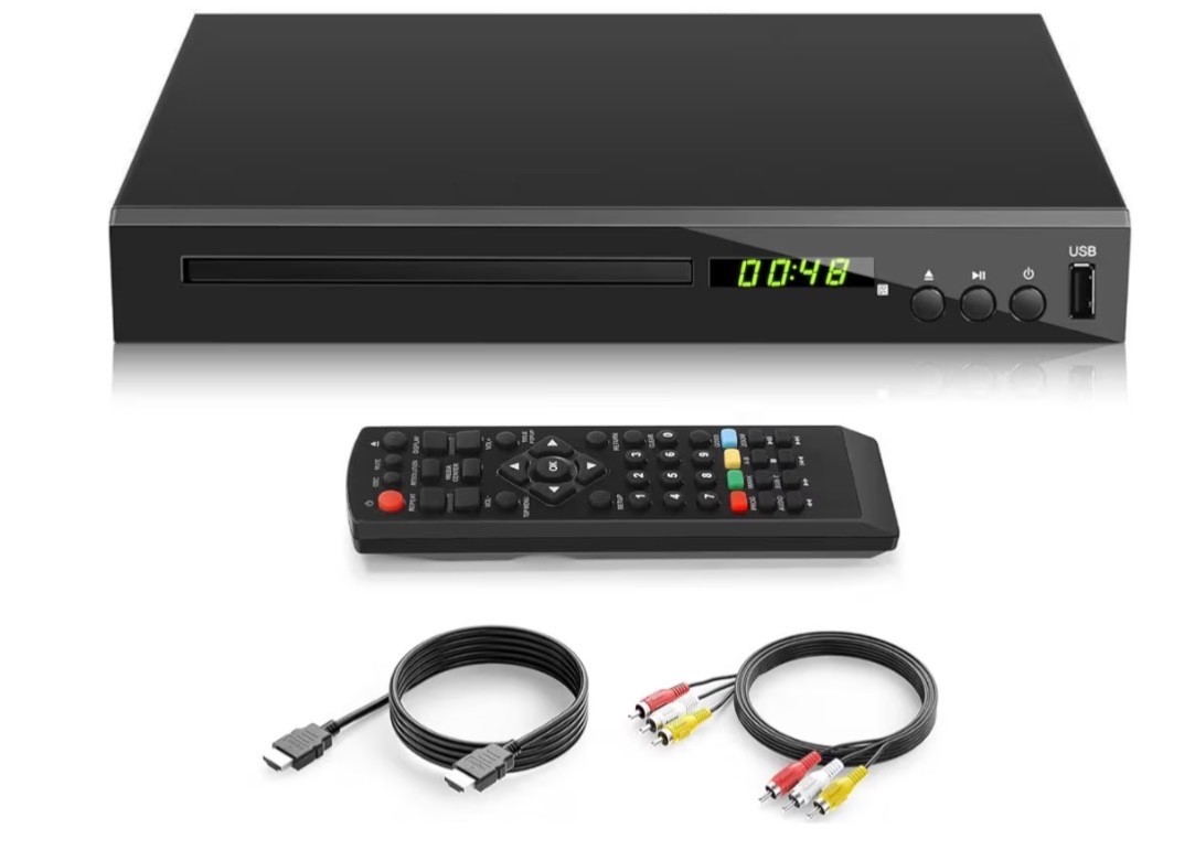 HD Blu Ray Player, Blue Ray/DVD/CD Player for TV, Play Region A/1