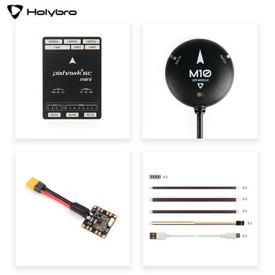 Holybro Pixhawk 6C Mini Flight Controller PM02 V3/PM06 Power Module M9N/M10 GPS