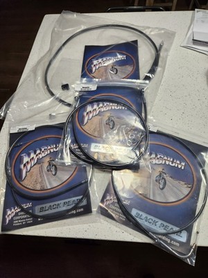 Magnum Shielding Black Pearl 12-14 Inch Cable Kit For Harley-Davidson Softail FL