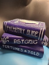 Fortune Telling Books Ornament  Mystical Resin  Table Decoration