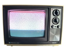 Vintage 1975 Sharp Lynetron Plus C-1353 Color TV Retro IC Solid State Tested