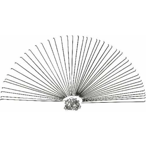 6 Rayons Galvanisés Schwinn Union .120 - 10-1/4 - 11ga - Avec Mamelons - Neuf