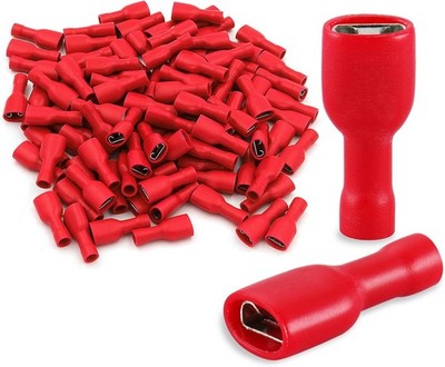 500 Pack 0.187 Female Quick Disconnect Spade Terminals 22 Number of Items: 500
