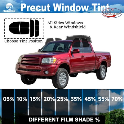 Ceramic Precut All Window Tint Kit for Toyota Tundra Quad Cab 2004-2006 | Precut Window Tint Kit