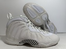 Nike Little Posite One Foamposite Triple White HQ1959-100 GS Size 4-7Y