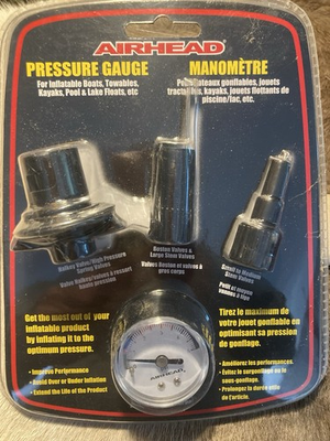 #ad Airhead Pressure Gauge for Inflatables Rafts Tubes Airbeds $12.00
