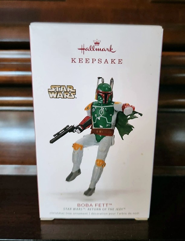 Hallmark Keepsake Star Wars "Boba Fett" Ornament Return Of The Jedi 2018 QX9536