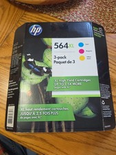 New and Sealed HP 564XL 3 Pack Printer Ink