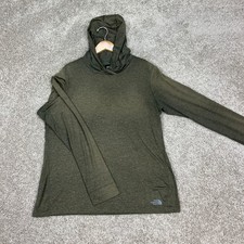 The North Face Hoodie Womens Large Olive Gree...