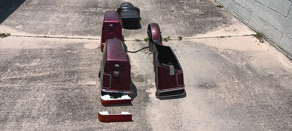 Juego completo asiento trasero delantero honda goldwing gl1200 1983-1987 Foto 2 de 4