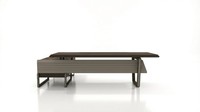 Designer Schreibtisch BüRo MöBel Set Modern Holz Metall Luxus