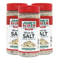 Jane's Krazy Mixed-up Original Salt Blend 9.5 Oz Pack of 3 