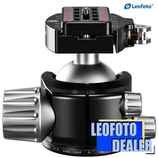 OPEN Leofoto LH-55LR Ball Head with LR-70 CLAMP Quick Release Plate