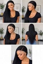 Braided Cornrow Wig. .made On A Full Lace Wig. Length Is 30inches long.
