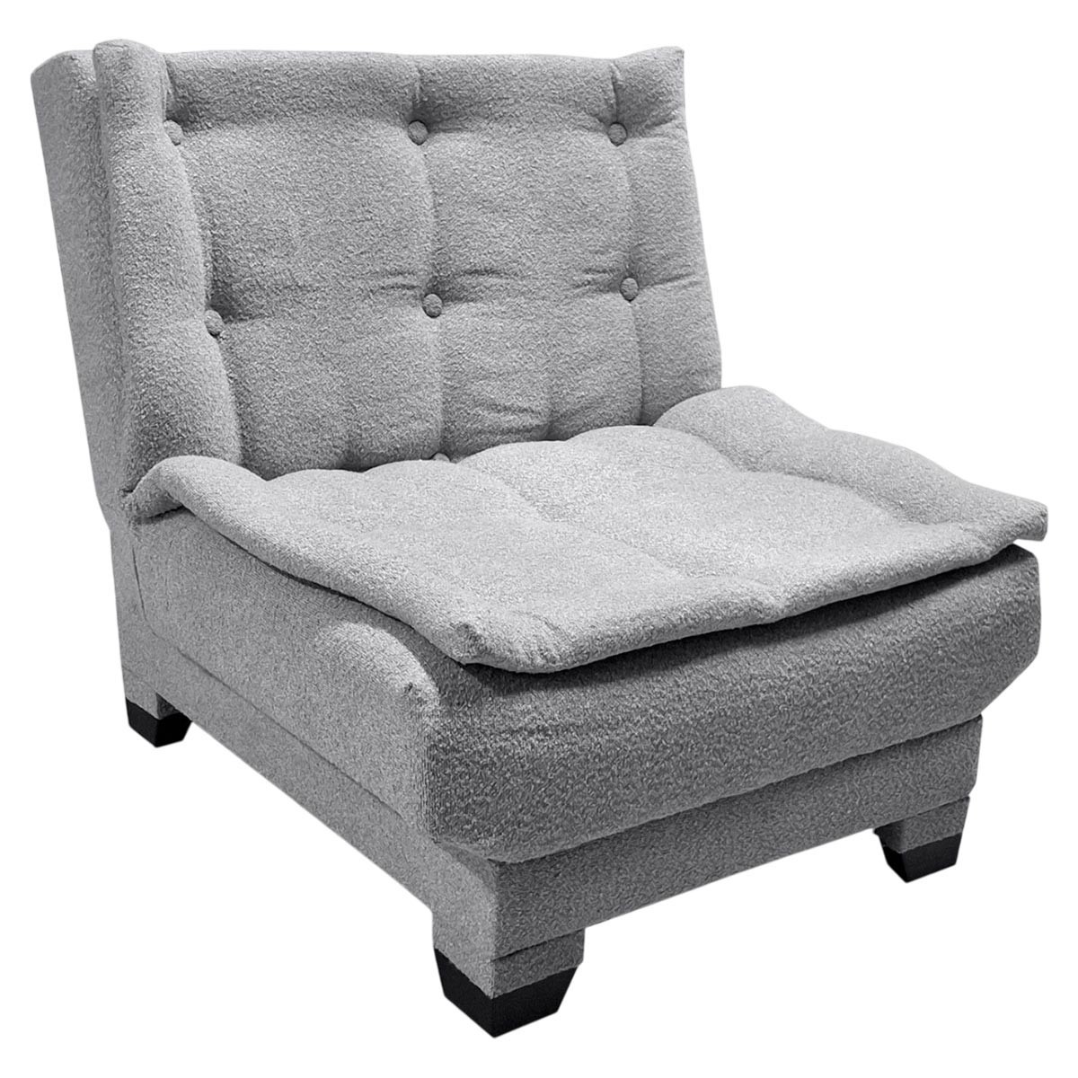 Banquette convertible Raul 85cm grise pour optimiser un studio urbain