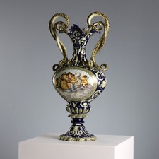 Anfore Antiche Stile Neorinascimentale Maiolica Italia XIX Secolo Originali