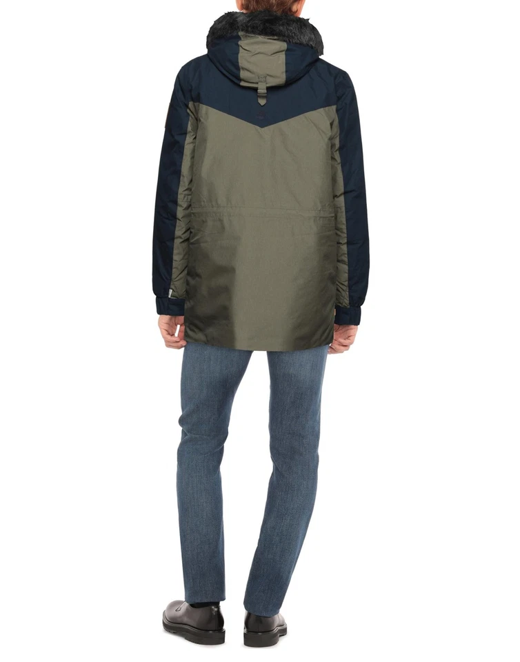 RRP€416 TIMBERLAND Parka Jacket Size S Green DRYVENT Logo Padded Hooded - Image 2 of 4