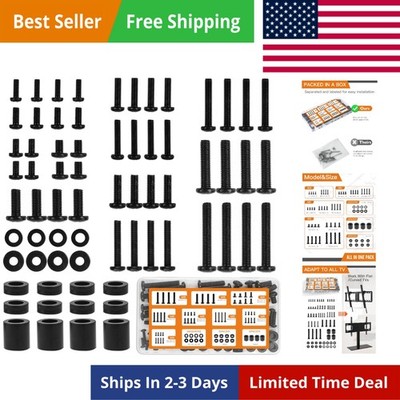 Universal TV Mount Hardware Kit Includes M4 M5 M6 M8, Fit Most up to 80 Inches T