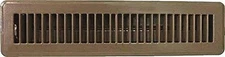 Hartford Ventilation Floor Register Vent 2” X 14” - Heavy Duty Walkable Brown 