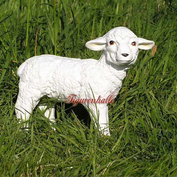 Lamm LäMmchen Schaf Figur Statue Garten Gartenfigur Ostern ÖSterlich Deko Wiese-image