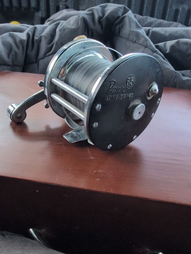 Vintage Penn Long Beach No. 65 Conventional Saltwater Fishing Reel USA