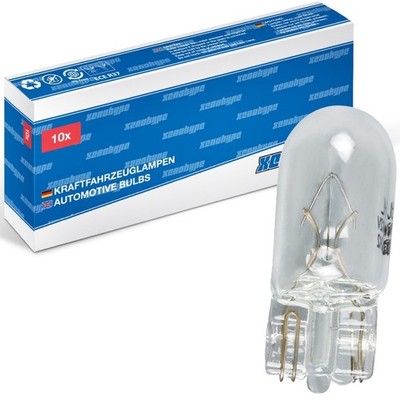 10x W5W XENOHYPE Premium T10 24 V 5 Watt Glassockellampe LKW