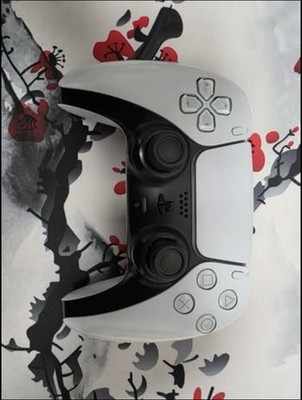PS5 White Controller   Upgraded Hall Effect (No Stick Drift) + New Thumbsticks