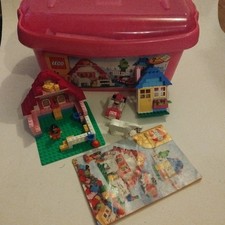 LEGO CREATOR 5560  large pink brick box with lid. Complete inc instructions
