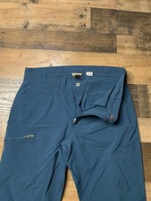 L.L. Bean Pants Mens 32x29 Blue Nylon Stretch...