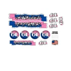 1987 GT BMX -  Performer - on Clear decal set