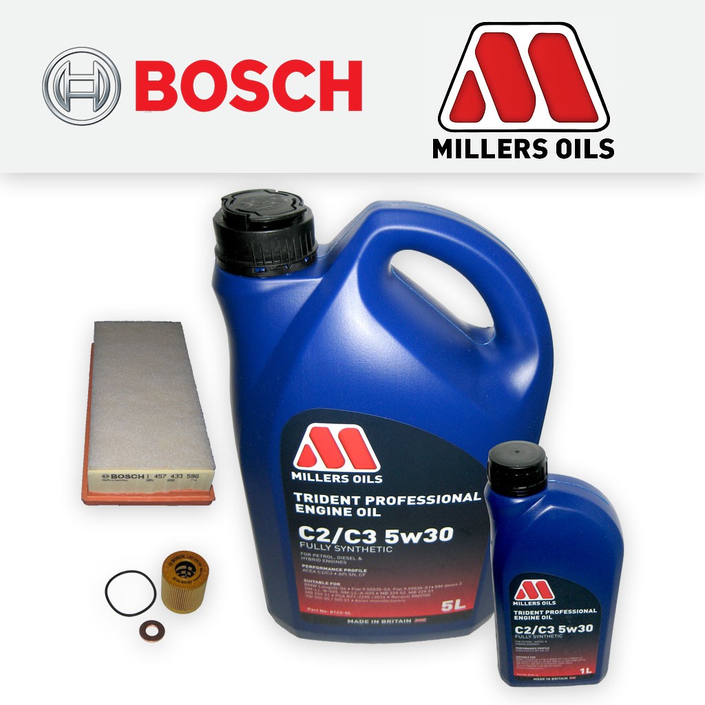 SERVICE KIT for CITROEN C5 2.0 HDI DW10C OIL AIR FILTERS +6L OIL (2009-2015)