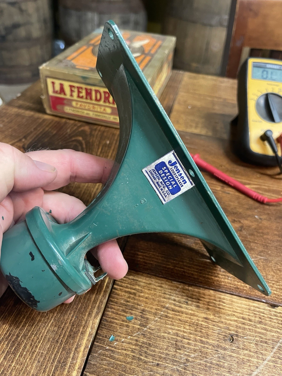 Vintage Jensen EDI-203 Horn Tweeter Loudspeaker Hi-Fi 220104